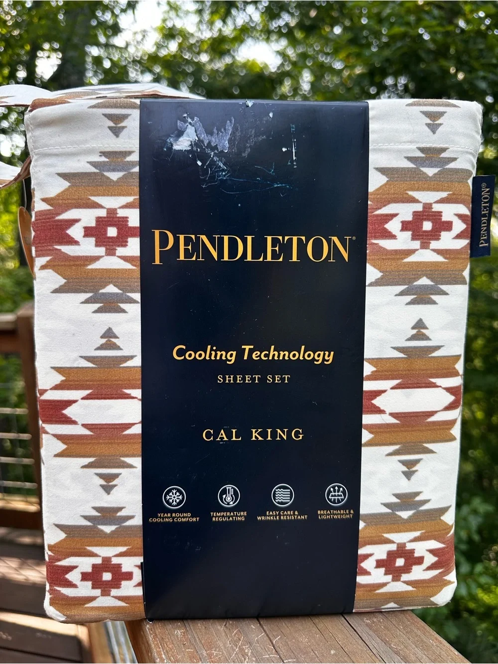 Pendleton Moonlit Mesa California King Cooling Sheet Set Southwestern NWT 4 Pc